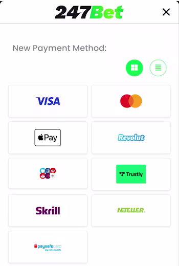 247Bet 246bet deposit methods