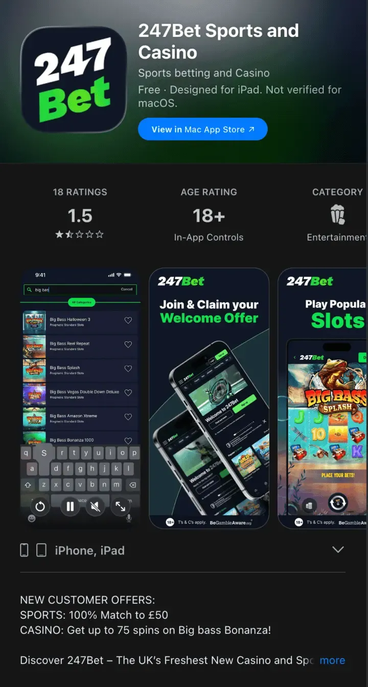 247Bet mobile app