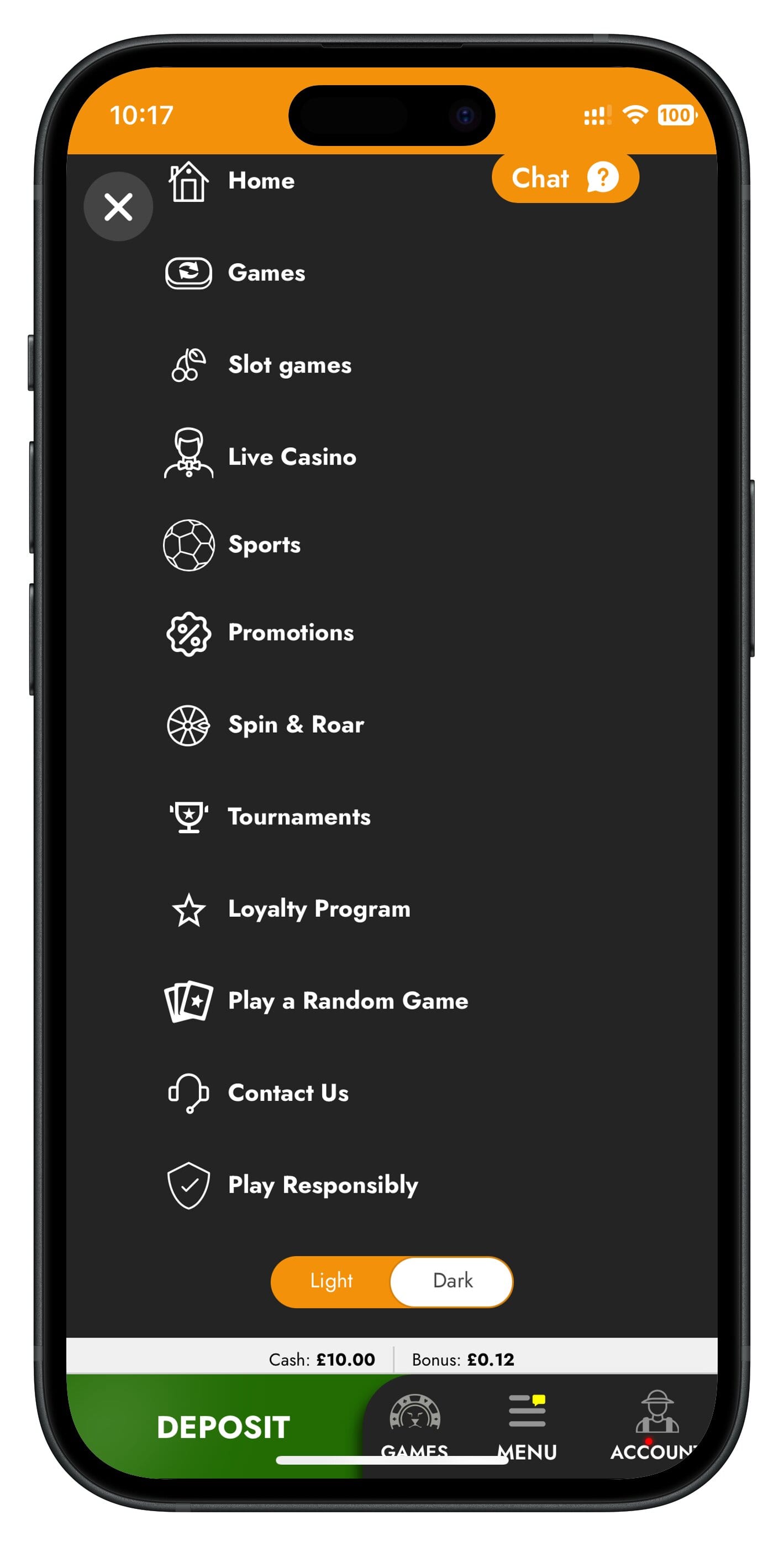 Casimba Casino mobile