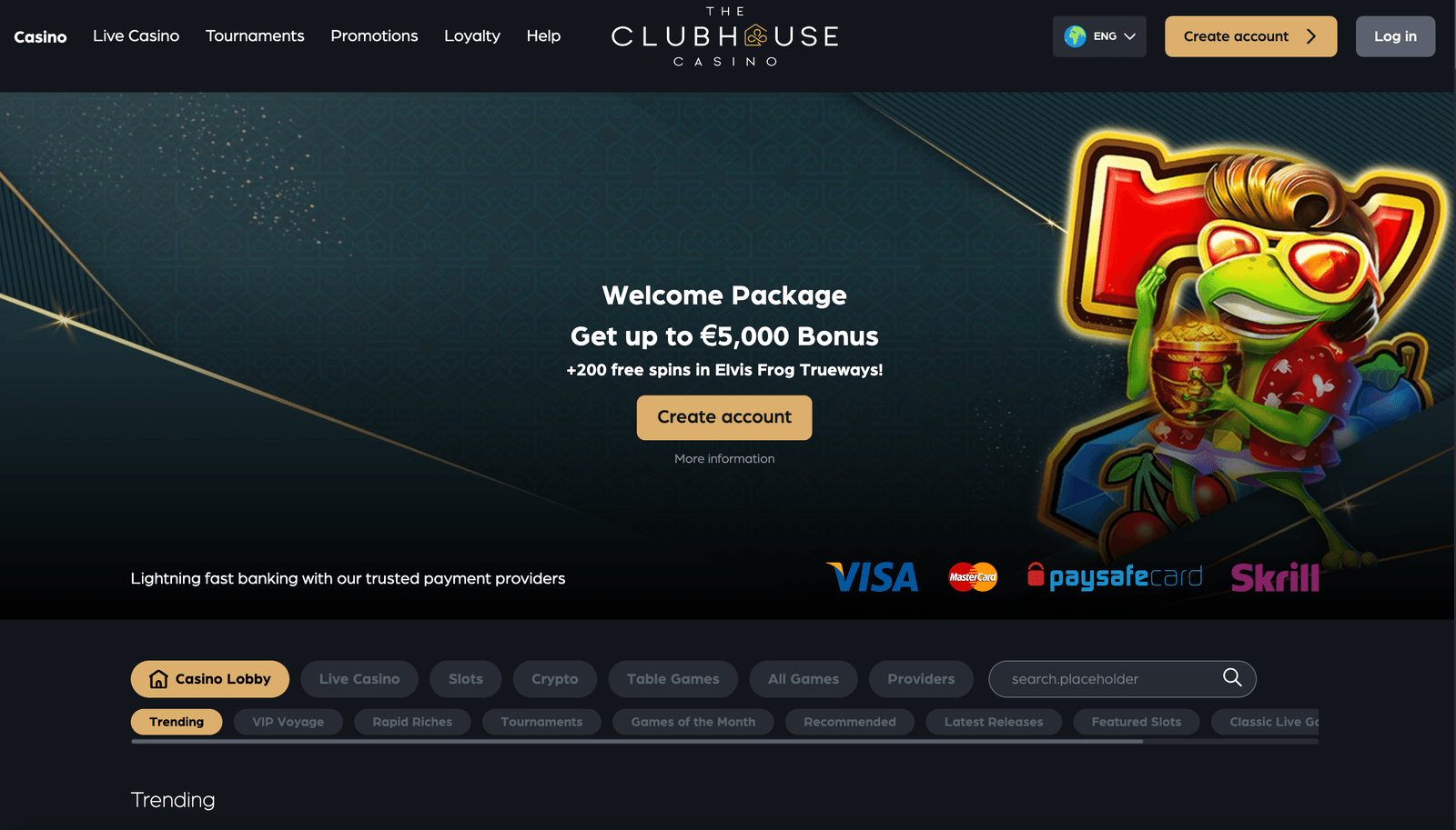 Club House casino online