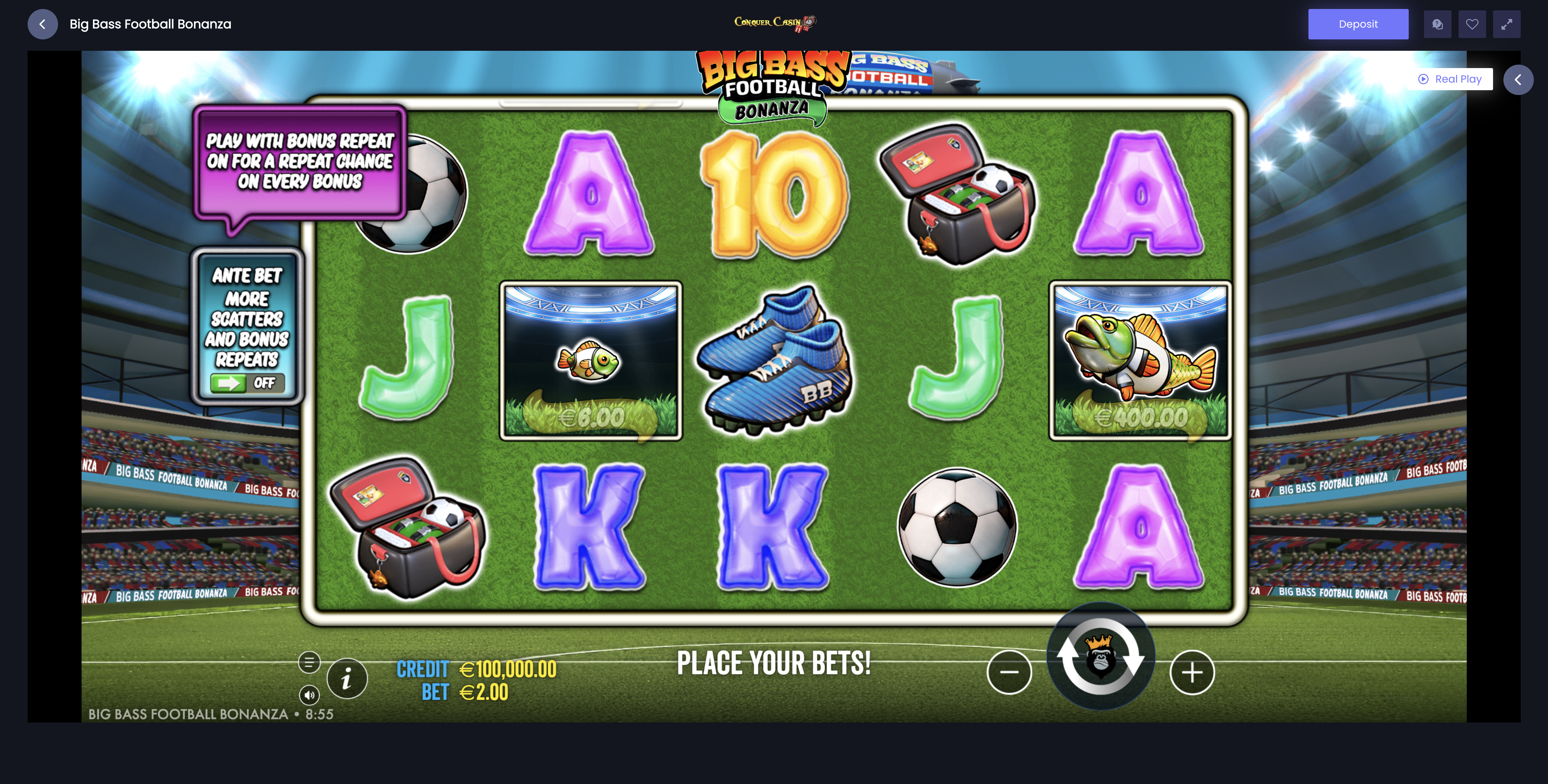 ConquerCasino big bass demo