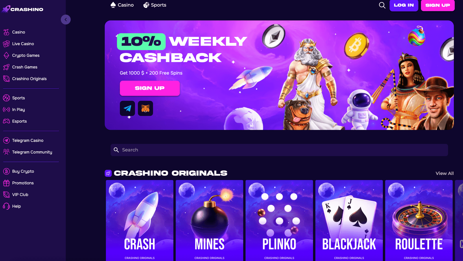 Crashino Casino casino online