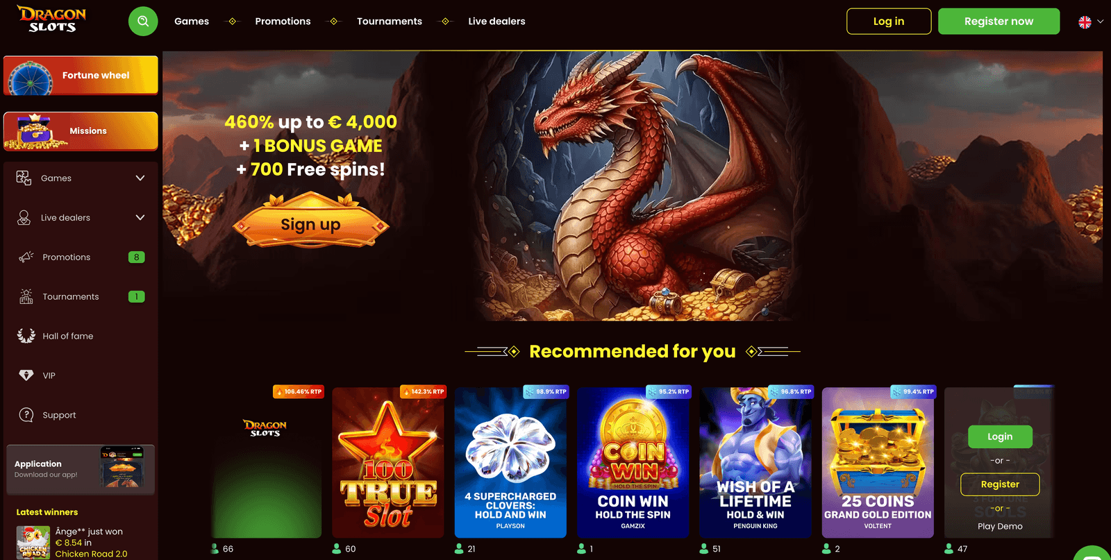 Dragonslots Casino casino online