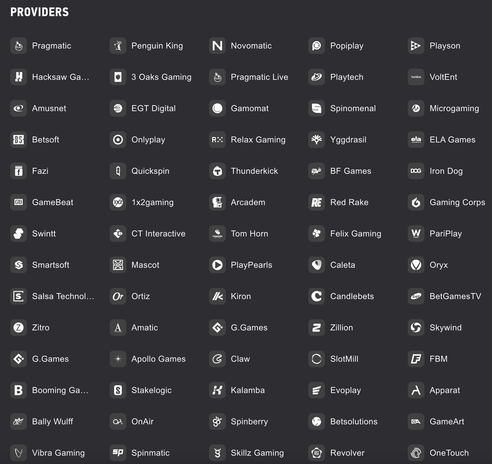 FezBet  casino online providers