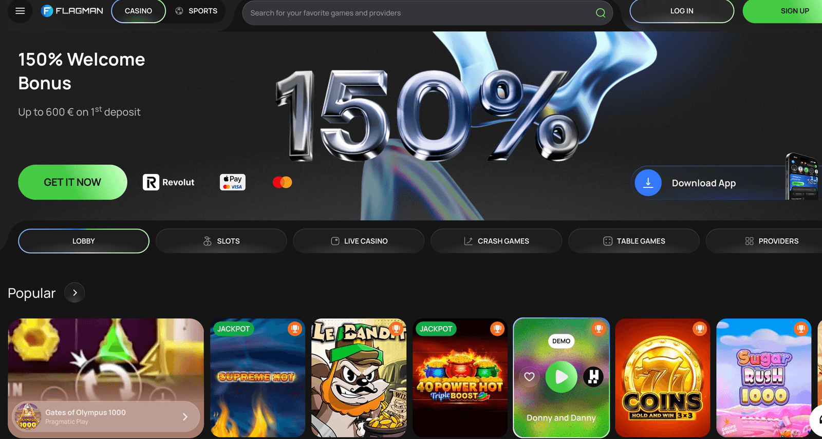 Flagman casino online