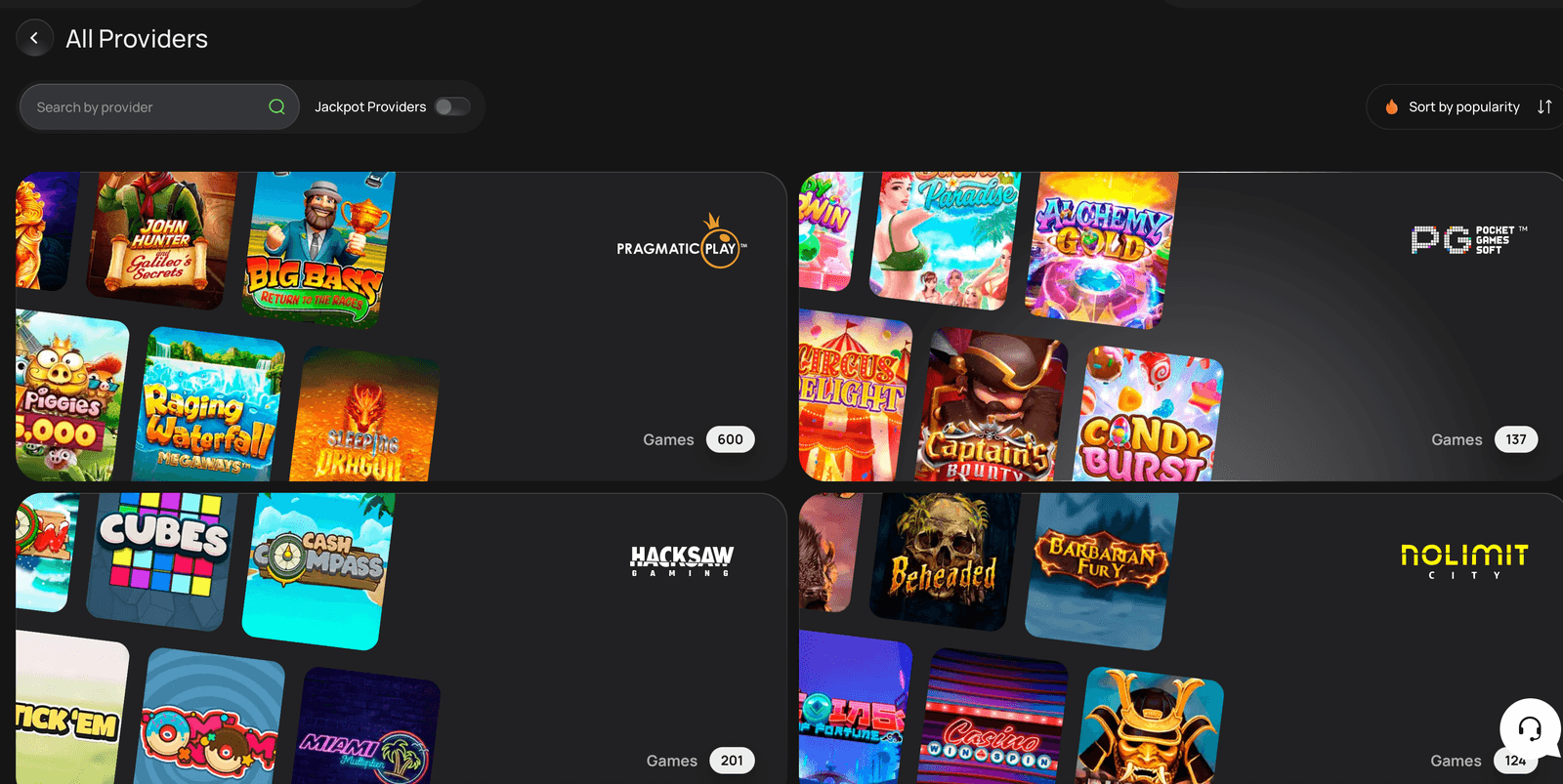 Flagman casino providers