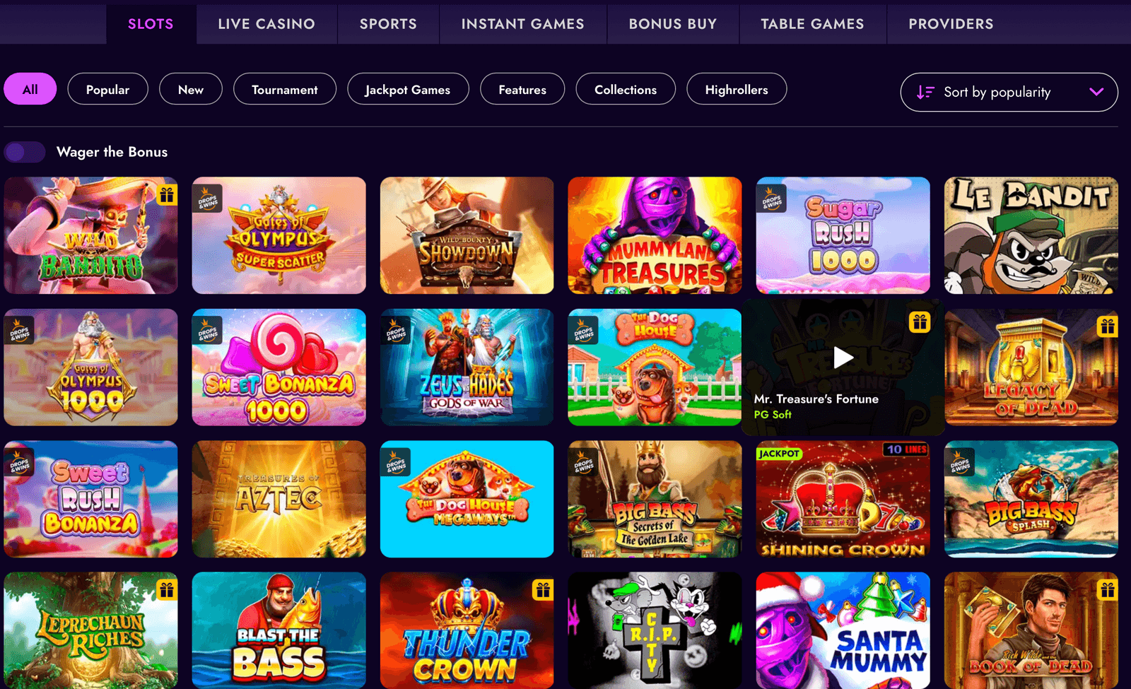 Irwin casino slots