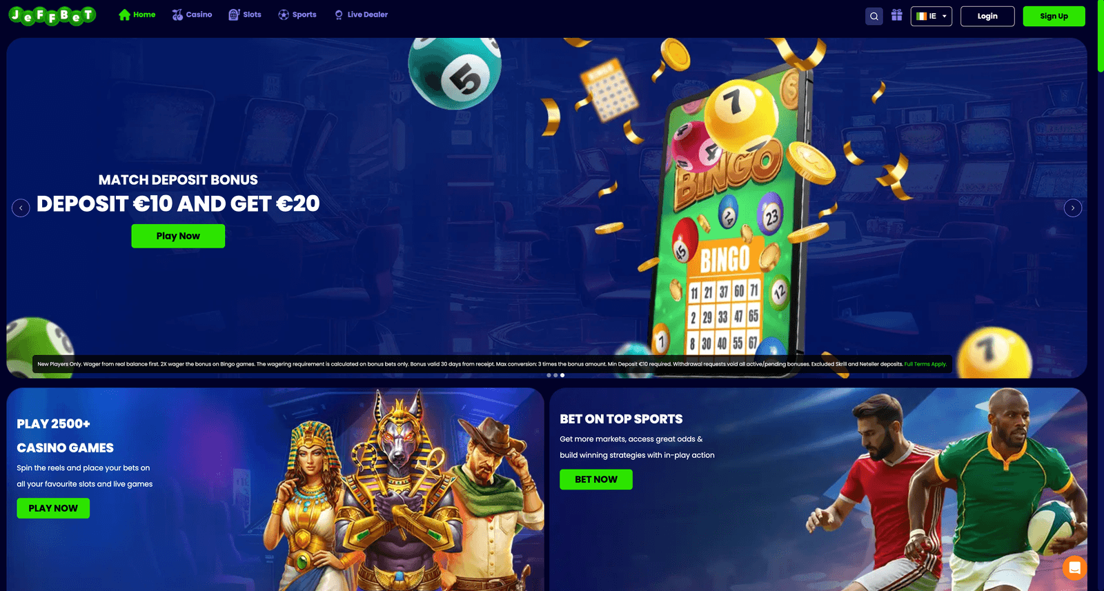 JeffBet home page