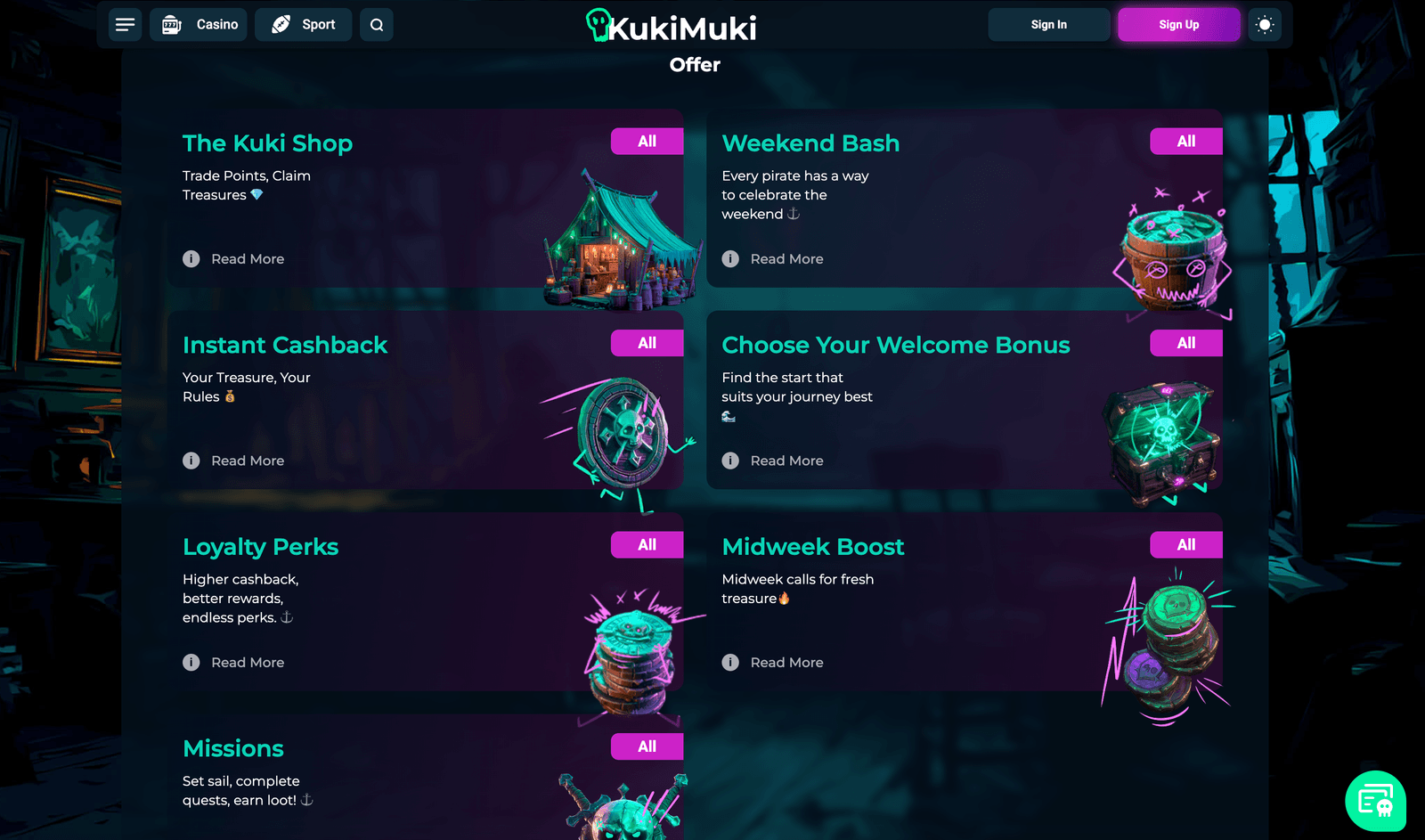 Kukimuki Casino casino bonuses