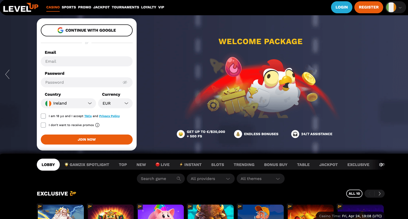 Levelup Casino casino online