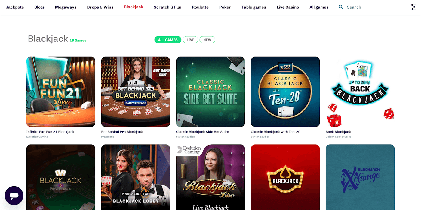 Lumi Casino blackjack