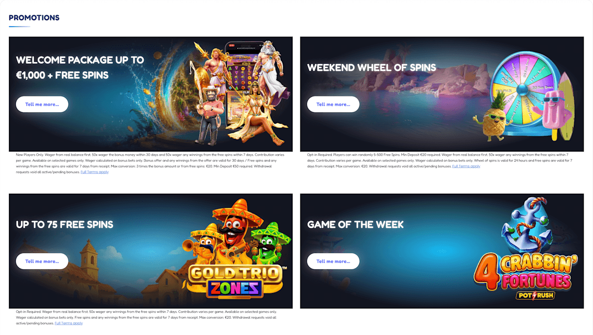 Monster Casino promotions