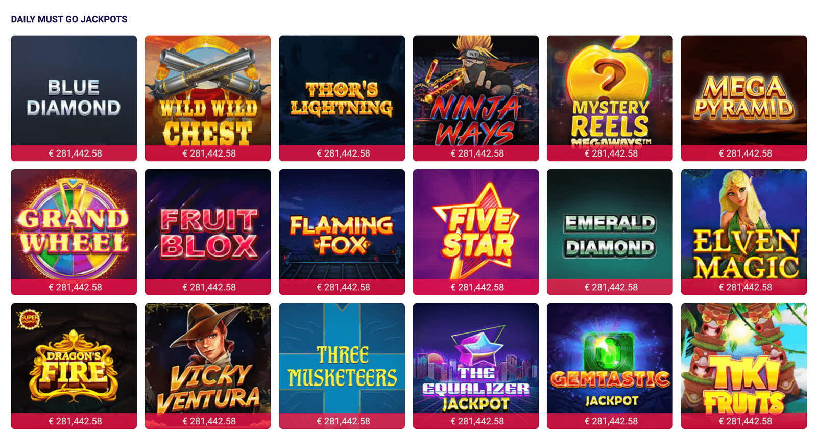 Party Casino jackpot