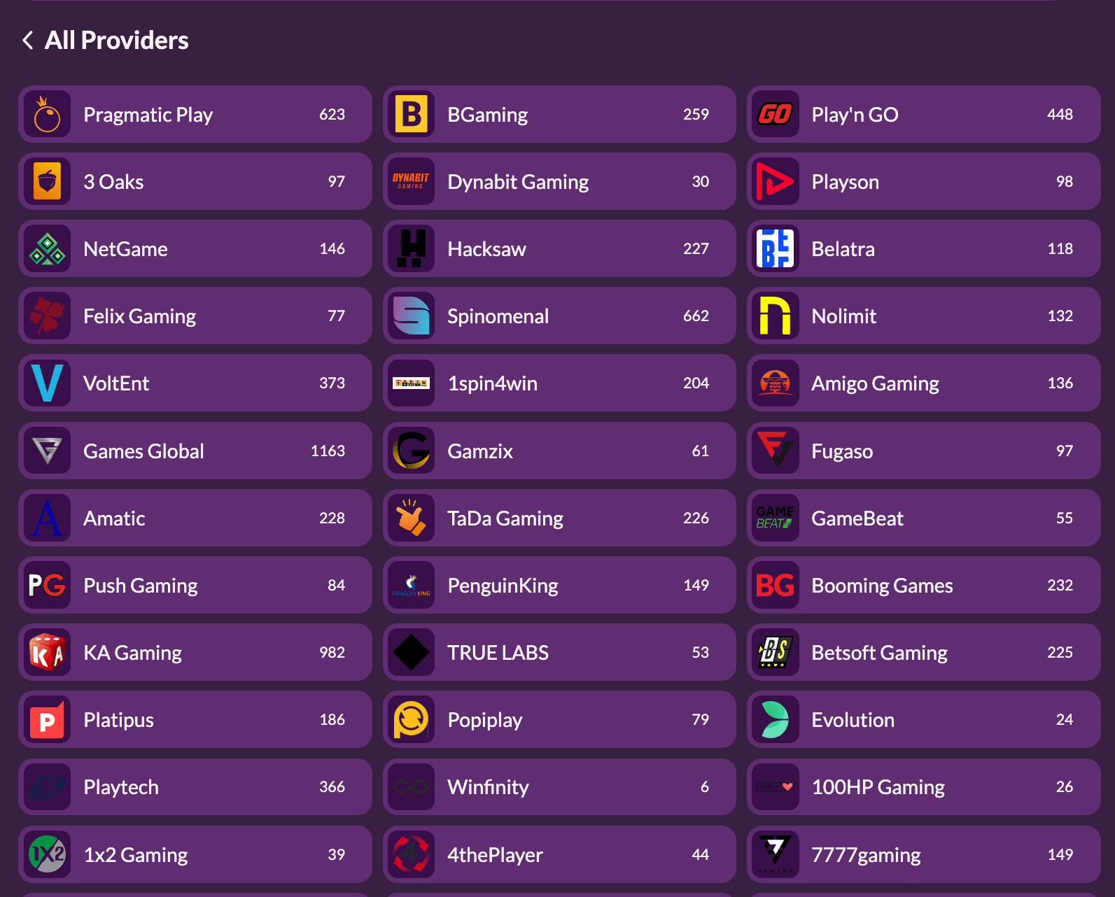 Slotrave Casino casino online providers