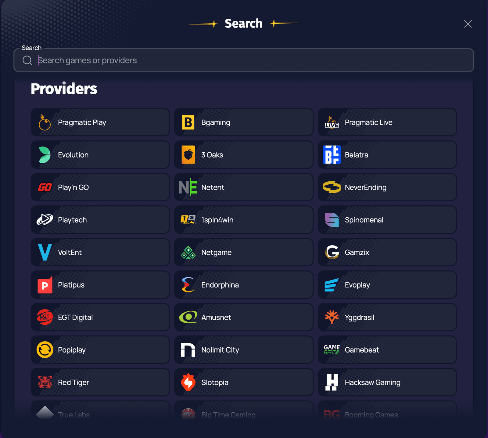 Spinlander Casino casino online providers