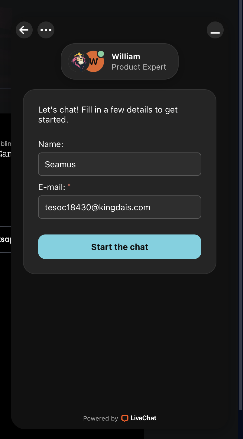 Tip-top bet live chat support