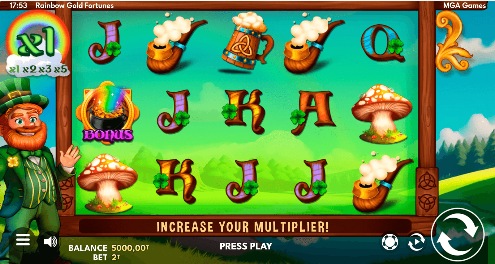 Tonybet rainbow gold fortunes tonybet casino