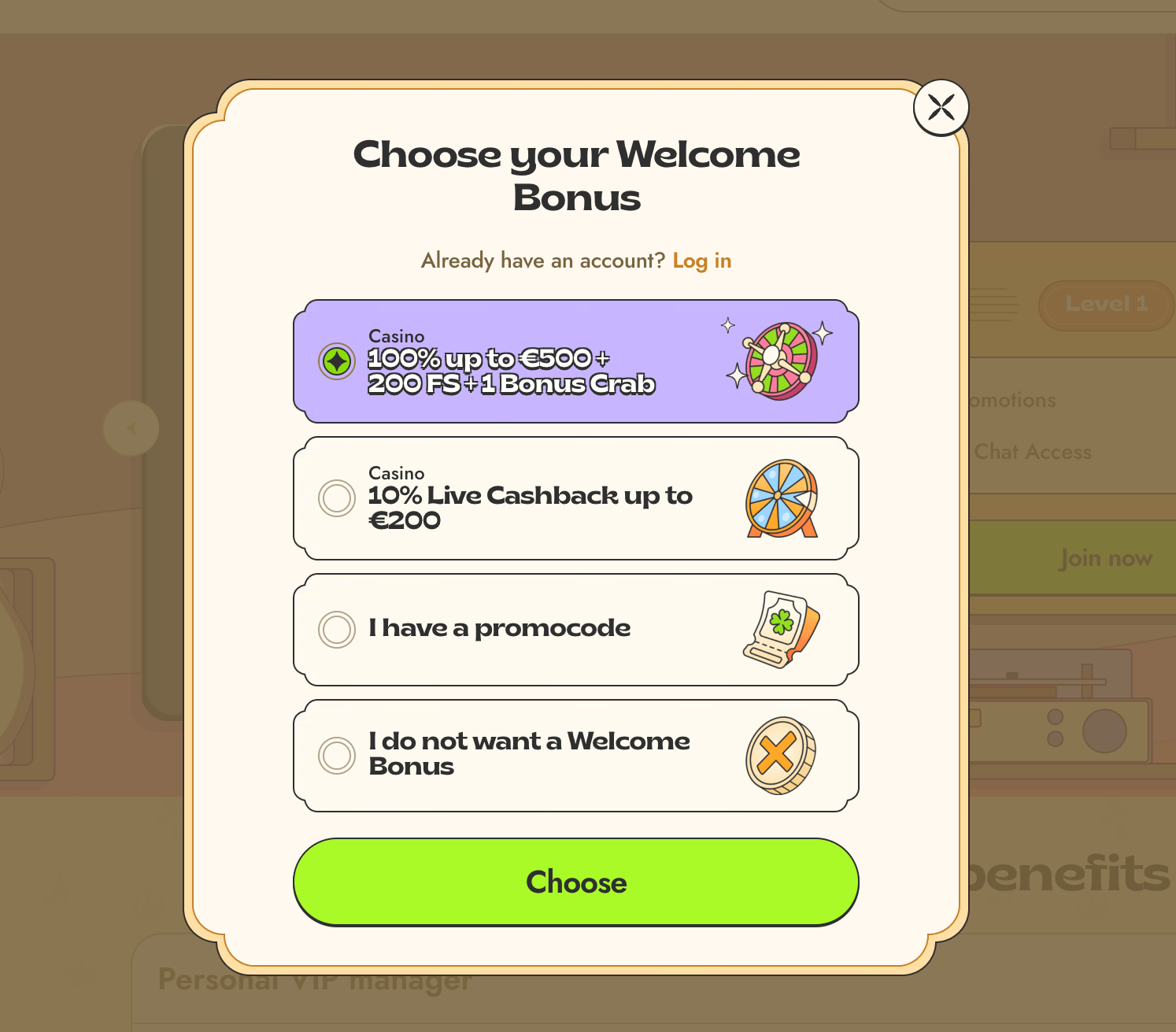 Vinyl Casino vynil casino welcome bonus options