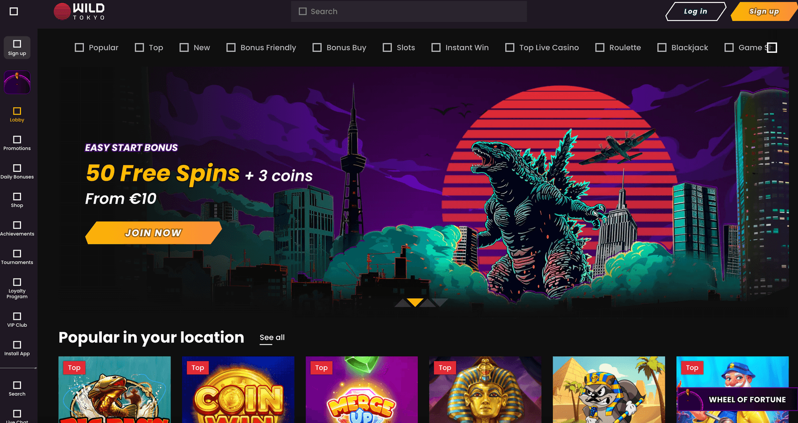 Wildtokyo Casino tokyo online casino