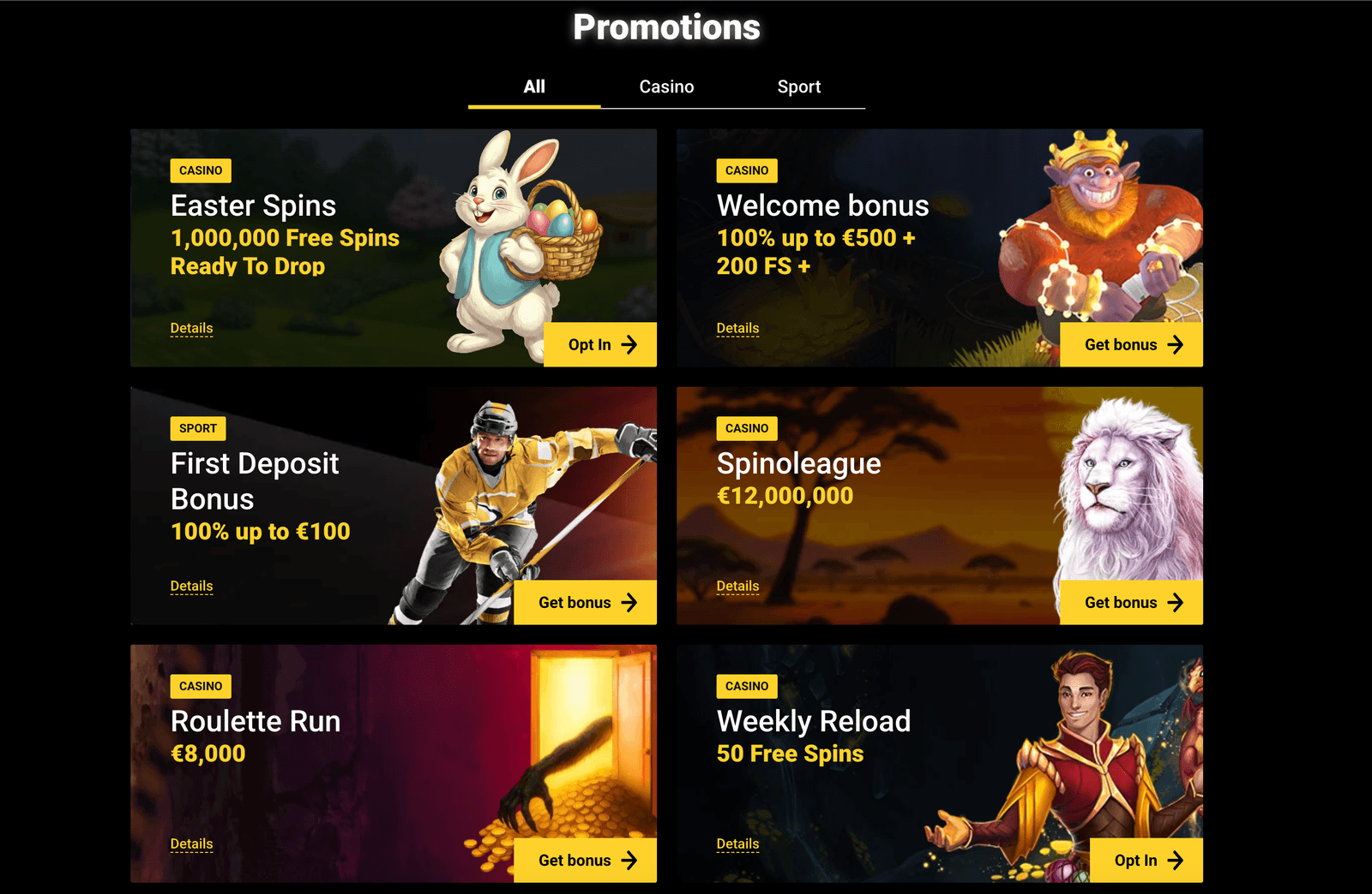 Zet Casino casino bonuses