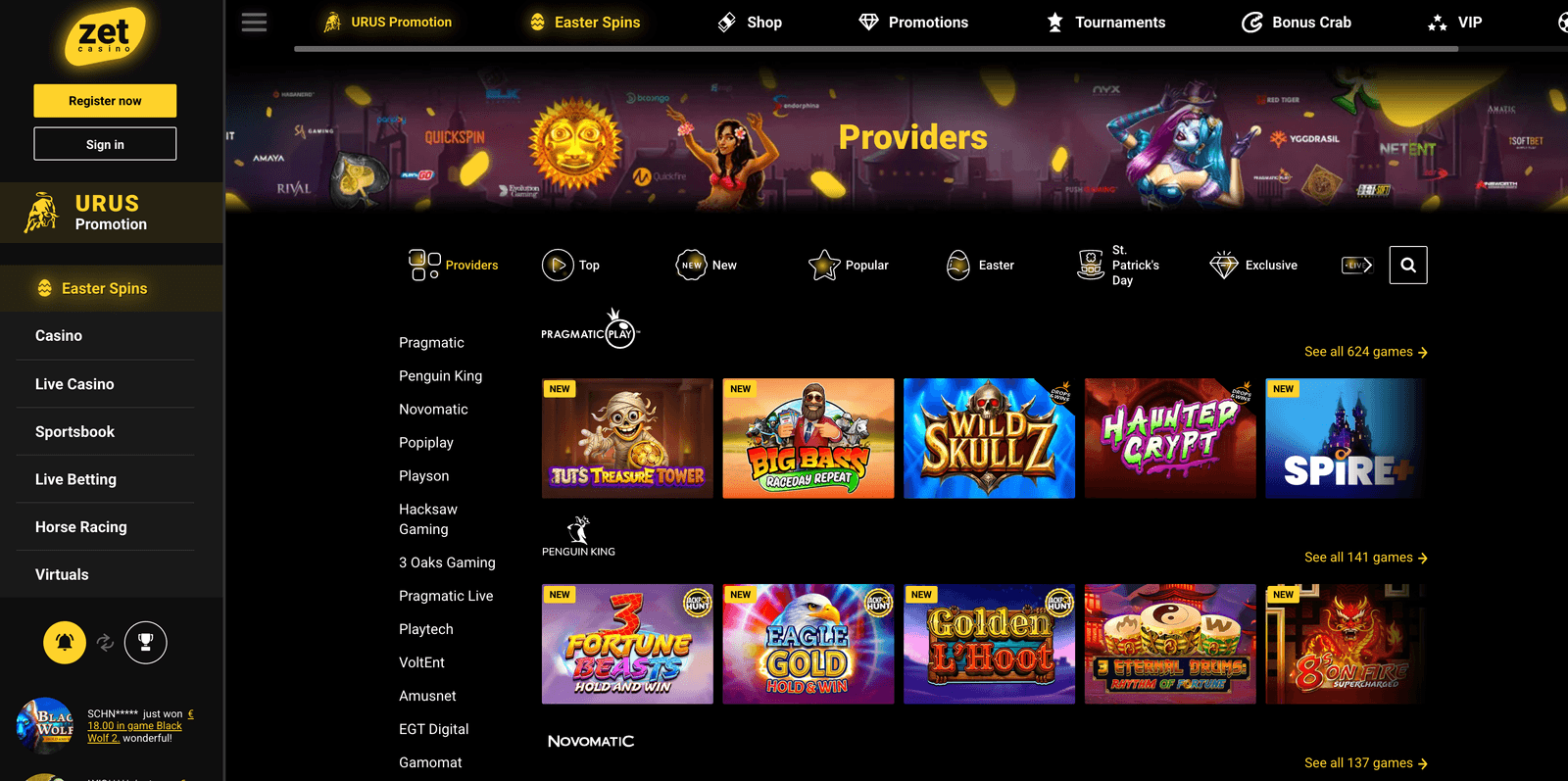 Zet Casino casino online