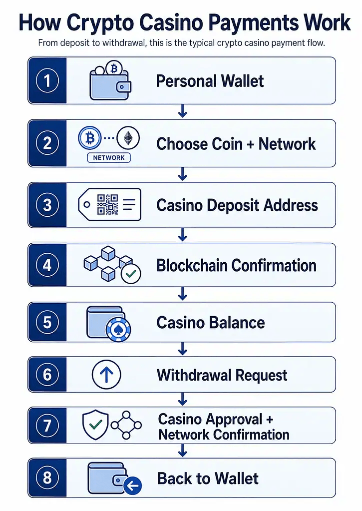 Crypto casino deposits for Irish players